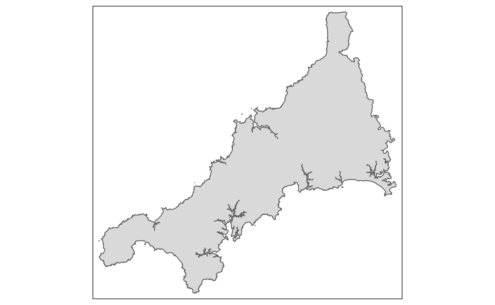 Cornwall map